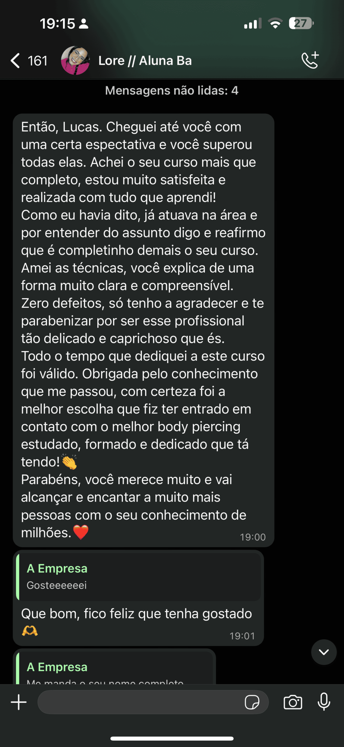Depoimento Curso Método Lucas Piercer5